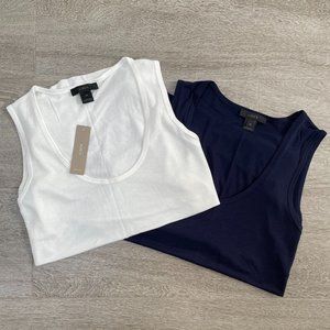NWT J. Crew Lightweight Tank Top (White)